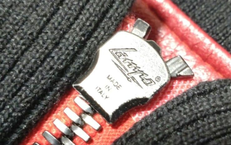 CAVIALE　レザー　ブルゾン　ジャケット　赤