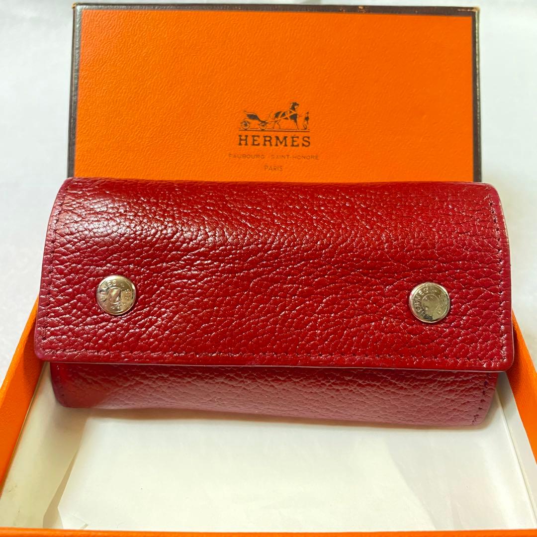 正規品☆エルメス キーケース シルバー金具 ６連