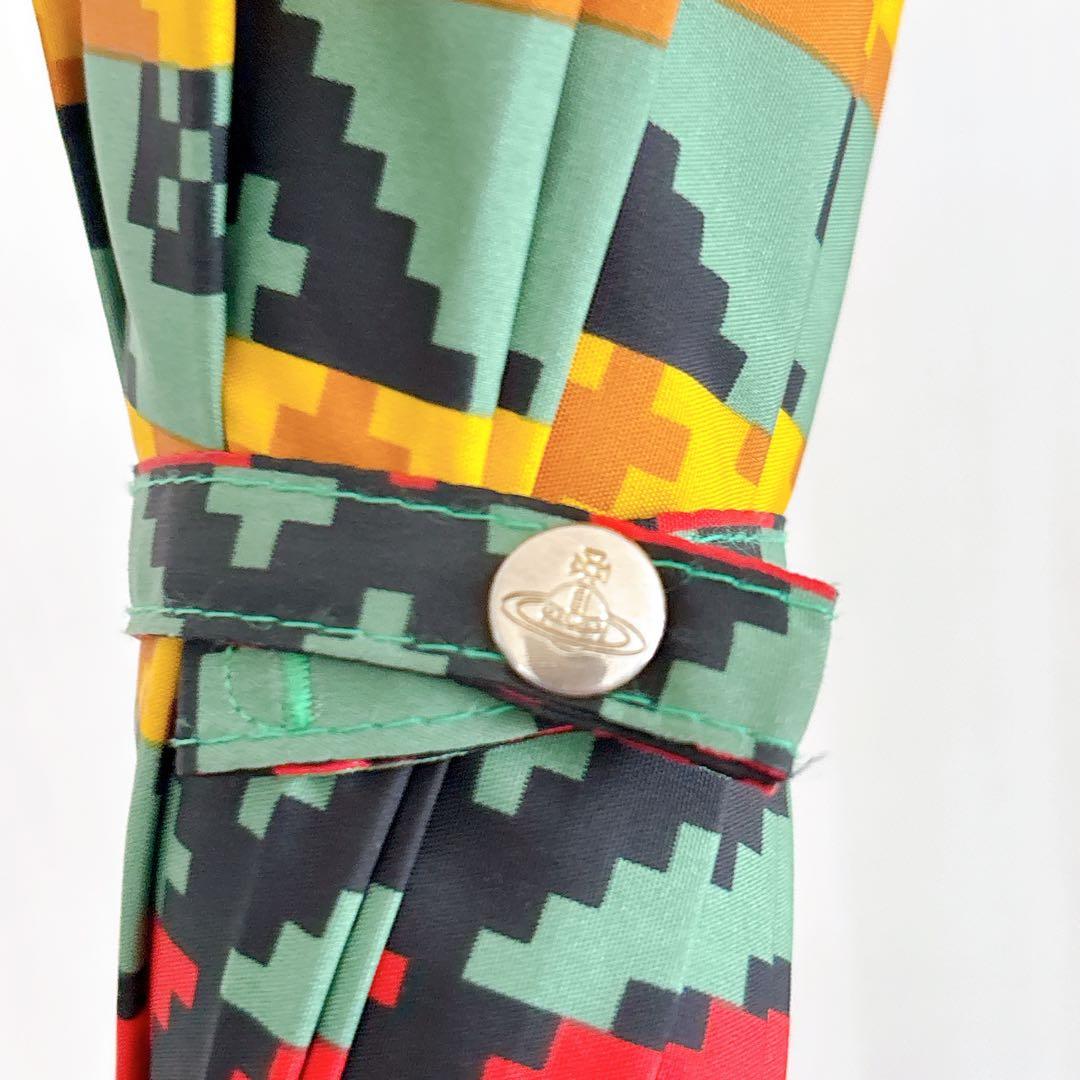 美品♡ヴィヴィアンウエストウッド 雨傘　長傘 木製ハンドル