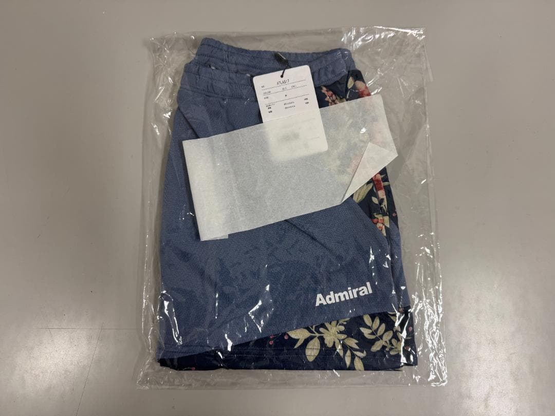 アドミラル テニスウェア フラワーヘムショーツ (ATLA517) ブルー