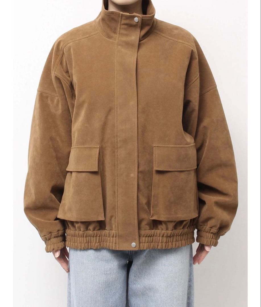 Ungrid フェイクスウェードブルゾン