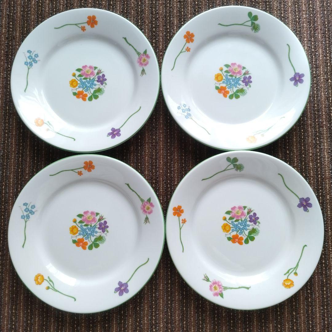 【美品】ピリヴィッツ　ファランドール　ケーキ皿／デザート皿／前菜皿　４枚セット