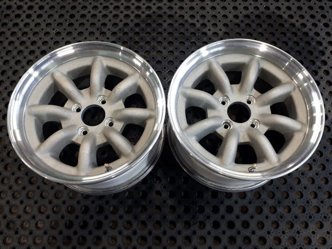 ワタナベアルミホイール4穴100SSRハヤシレイズロードスターナベツラ