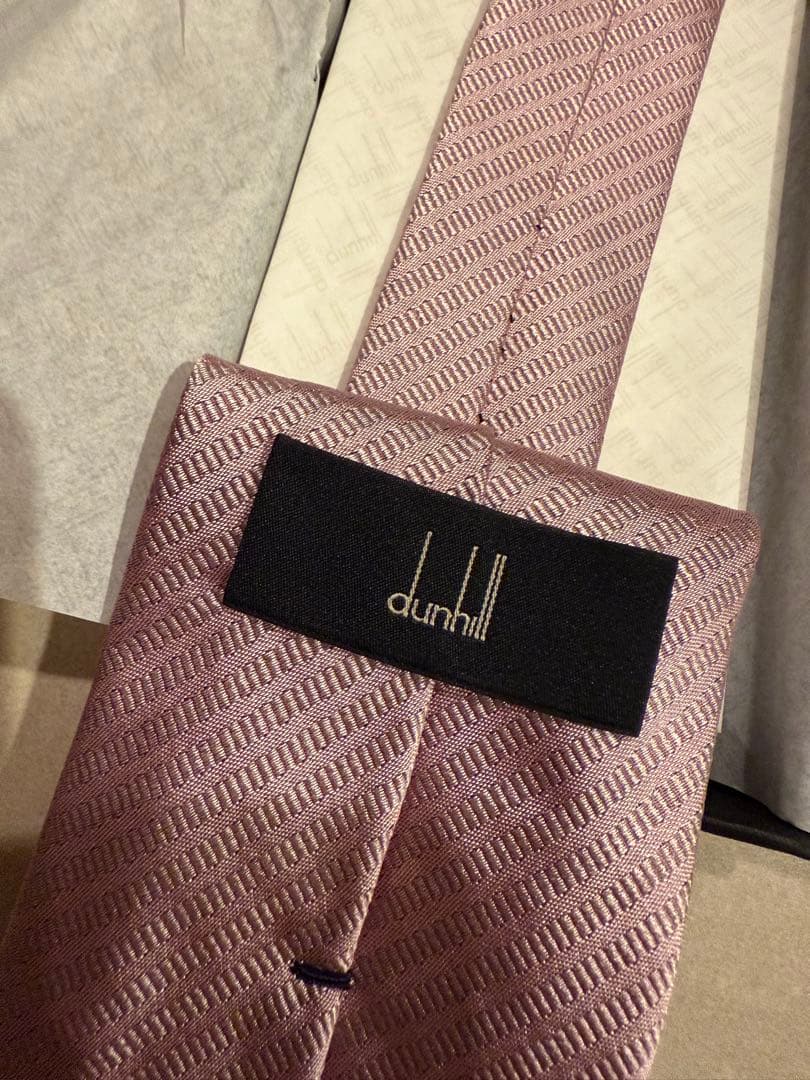【新品未使用】dunhill ローラガス ピンクネクタイ