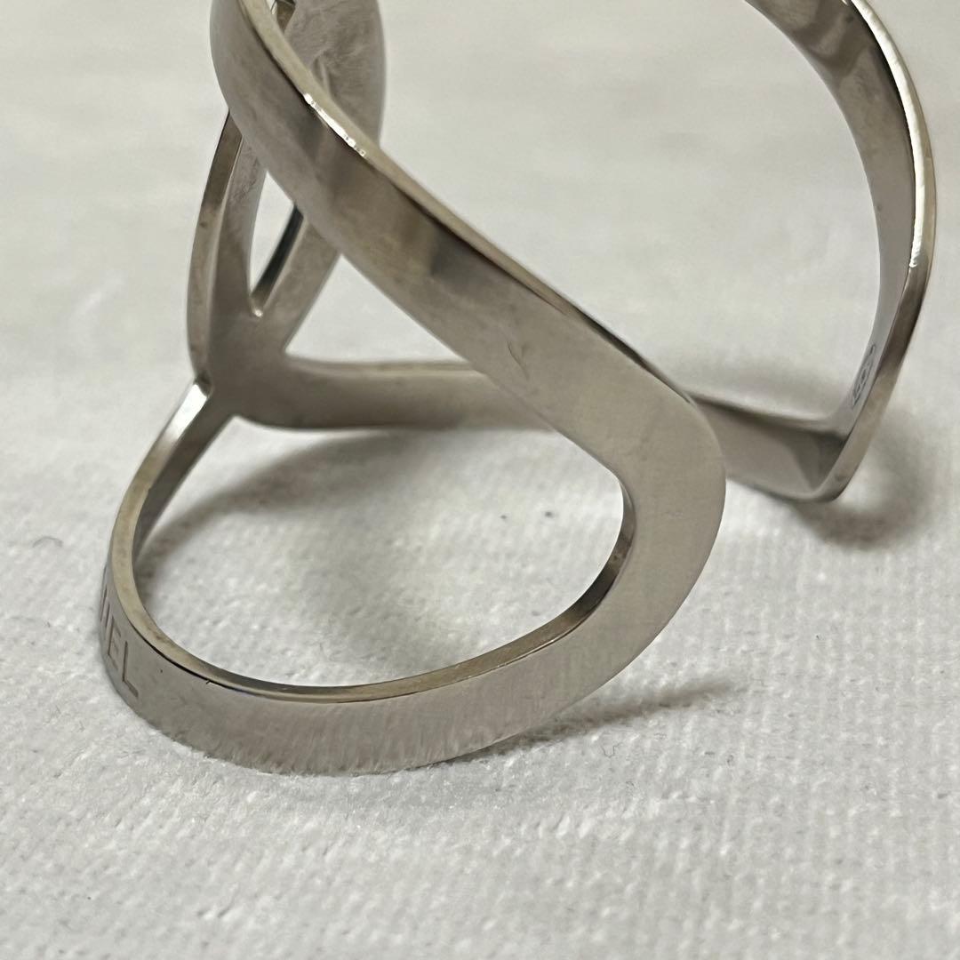 【希少】 シャネル ココマーク バングル シルバー ブレスレット