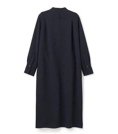 定価4.4万 ☆美品《BEIGE》24SS スキッパードレス ネイビー×ブラック