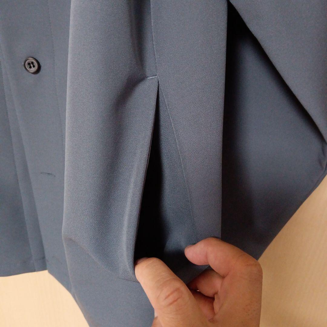 ニューバランス セットアップ　ノーカラージャケット&パンツ グレー