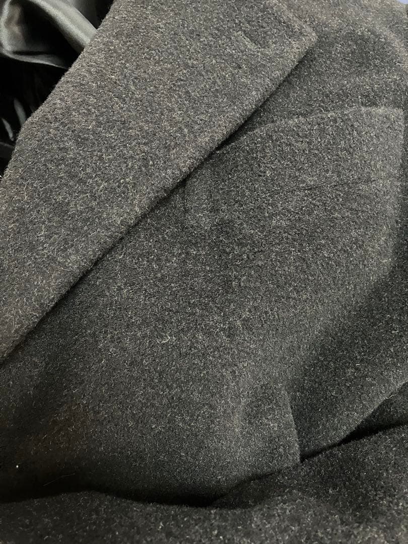 90s giorgio armani ロングチェスターコート ウール