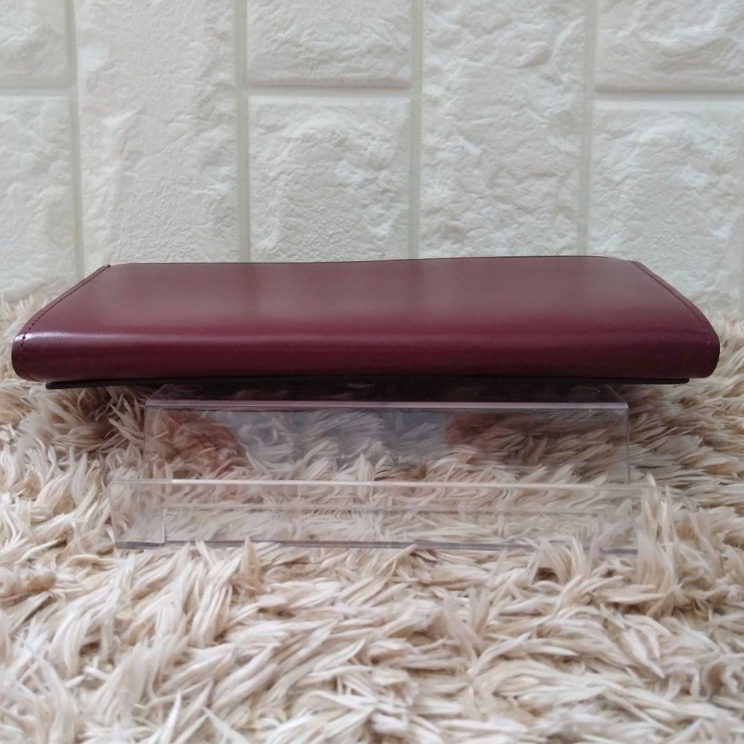 【美品】ヴィヴィアンウエストウッド　ボルドー　長財布　牛革　箱付　ギャランティ付