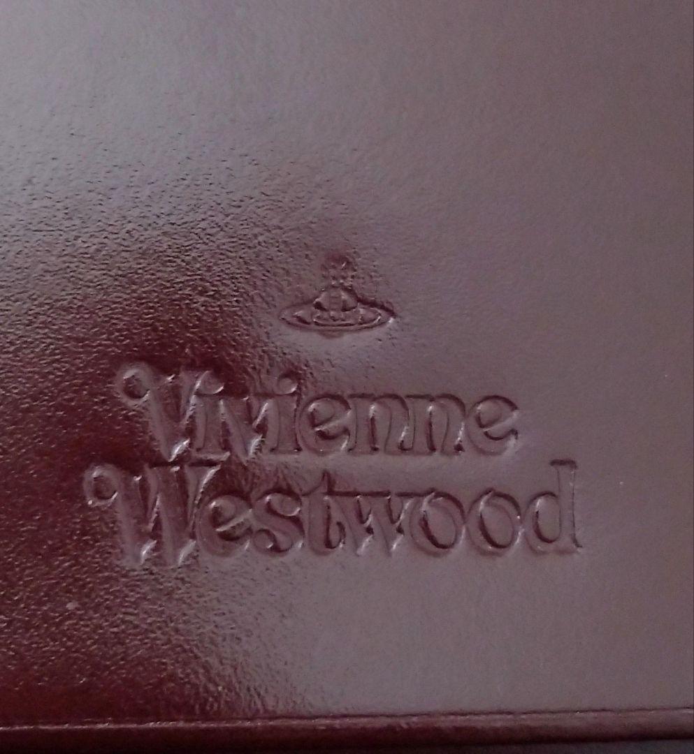 【美品】ヴィヴィアンウエストウッド　ボルドー　長財布　牛革　箱付　ギャランティ付