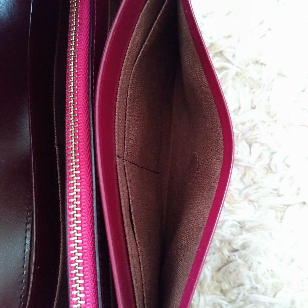 【美品】ヴィヴィアンウエストウッド　ボルドー　長財布　牛革　箱付　ギャランティ付