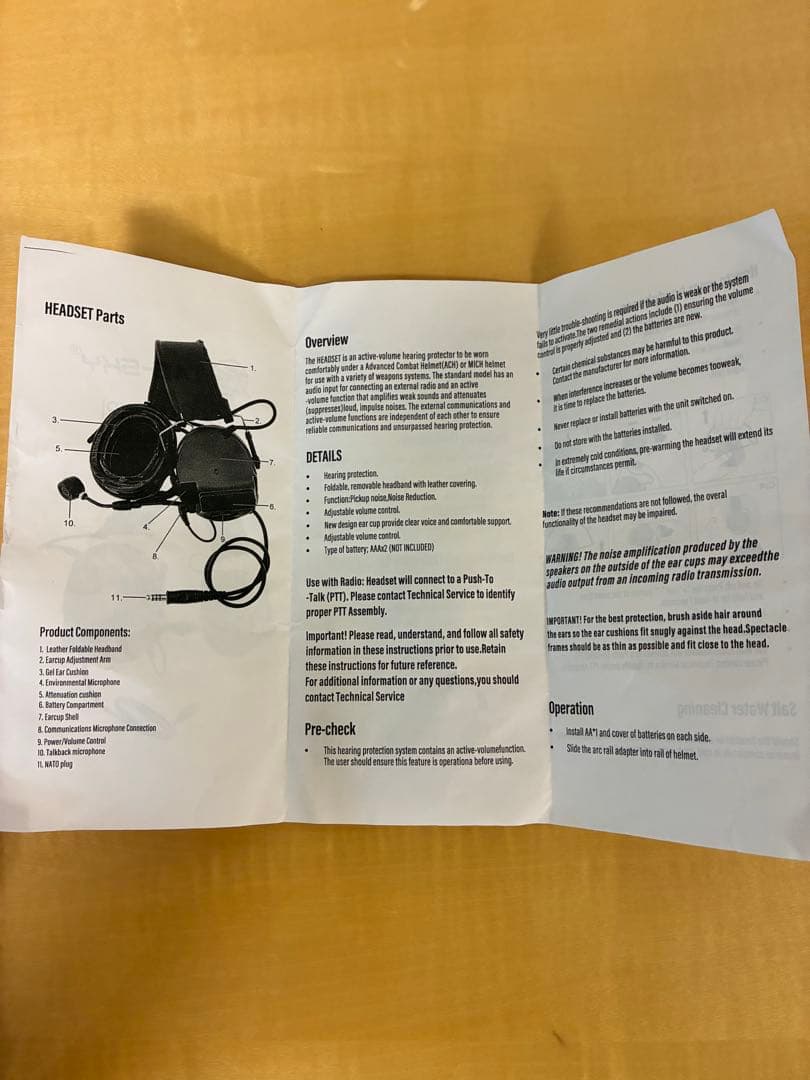 TAC SKY コムタック6 ヘッドセット