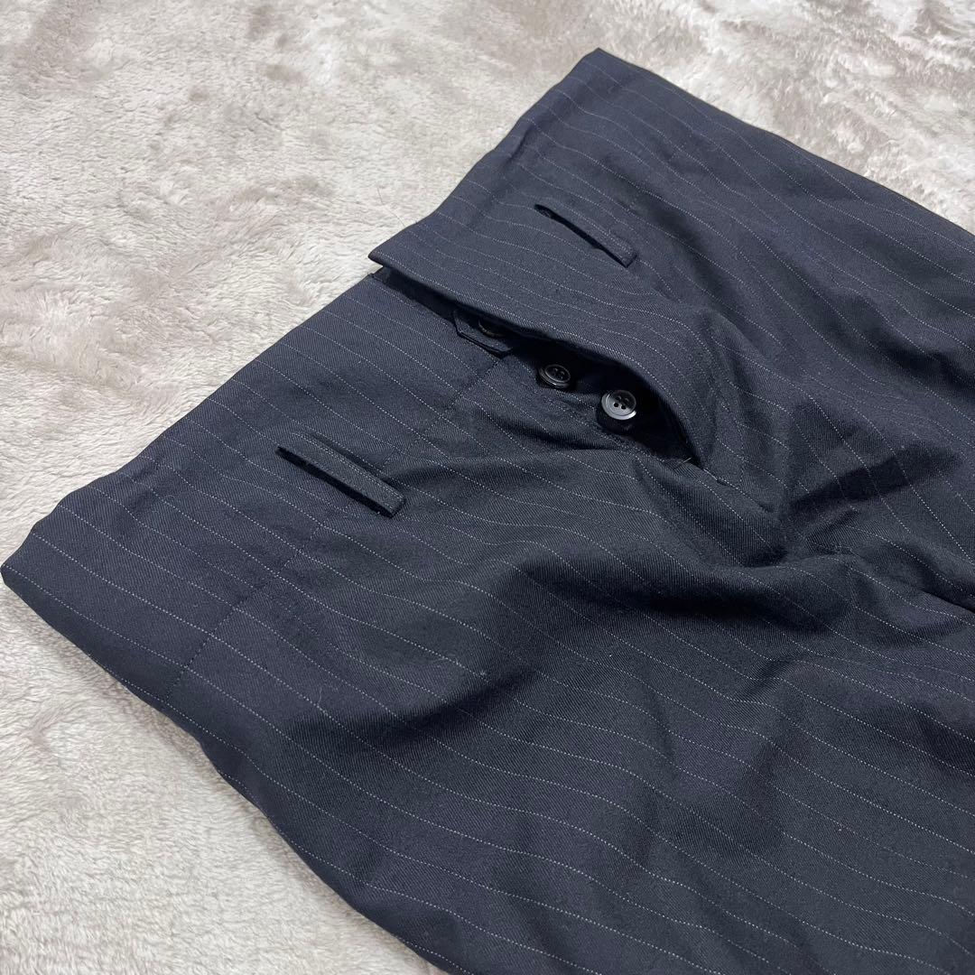 ジュンヤワタナベ コムデギャルソン ウール　ストライプ　変形　ショートパンツ