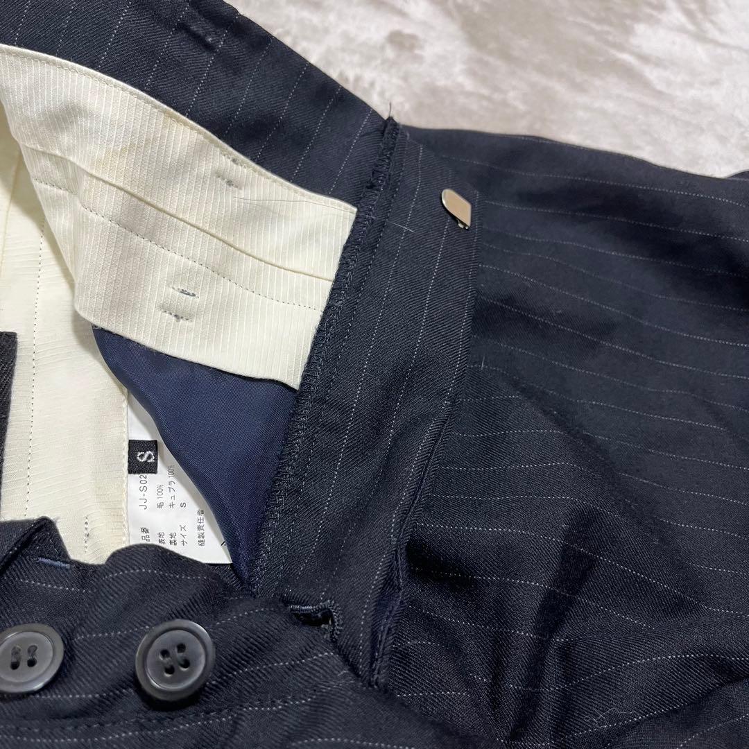 ジュンヤワタナベ コムデギャルソン ウール　ストライプ　変形　ショートパンツ