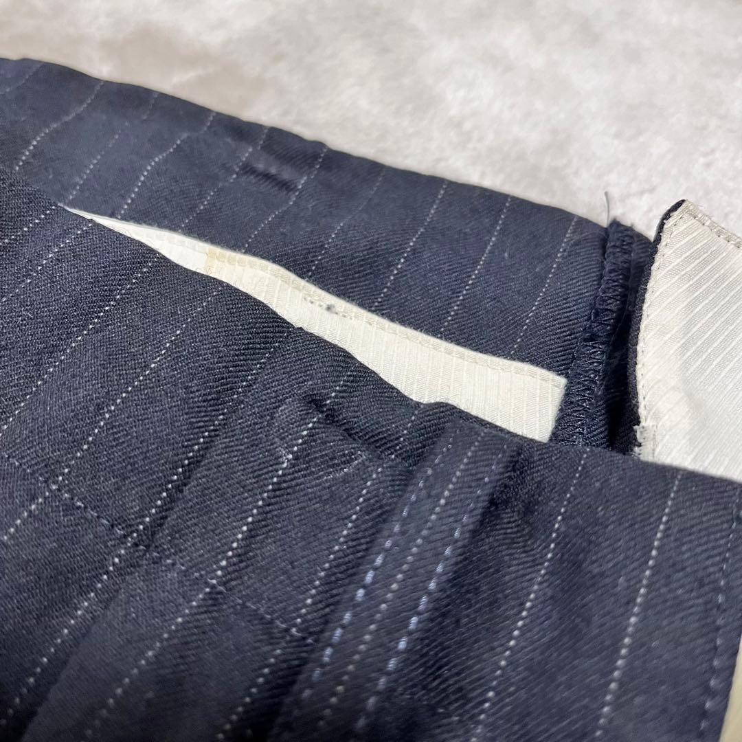 ジュンヤワタナベ コムデギャルソン ウール　ストライプ　変形　ショートパンツ