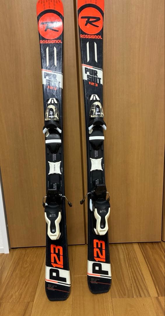 ROSSIGNOL 123cm ショートスキー（サイズ調整可能ビンディング付）