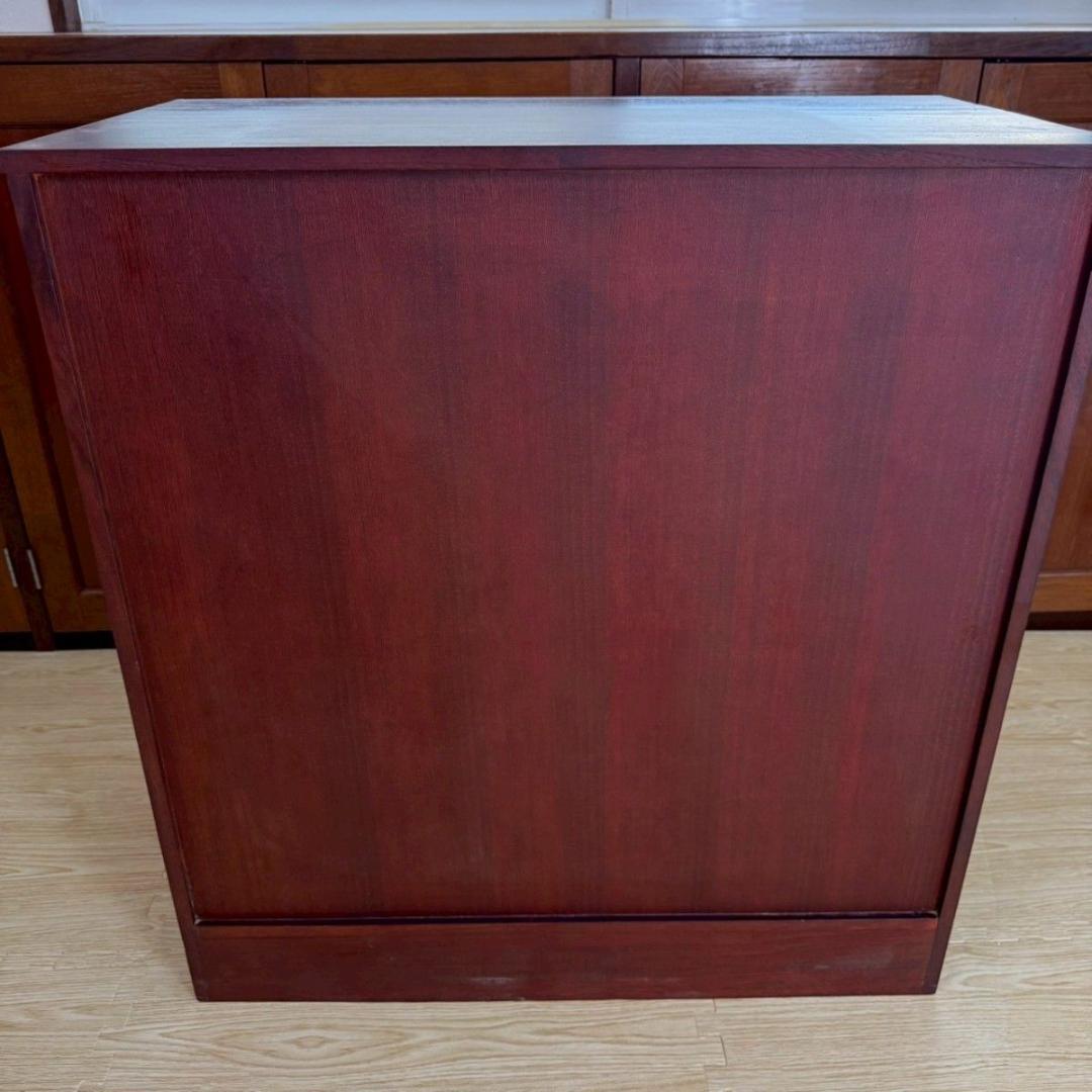 『破格早い者勝ち』民芸家具 欅材 整理箪笥 時代箪笥 3段チェスト 鉄金具 ①