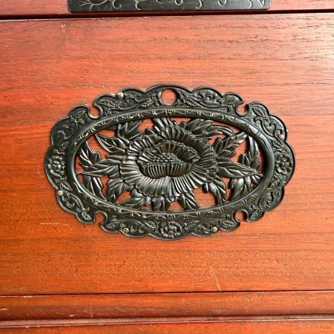 『破格早い者勝ち』民芸家具 欅材 整理箪笥 時代箪笥 3段チェスト 鉄金具 ①