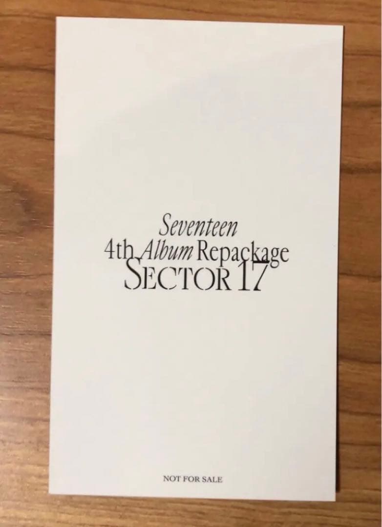 SEVENTEEN ジュン　ユニバ　トレカ　SECTOR 17 COMPACT