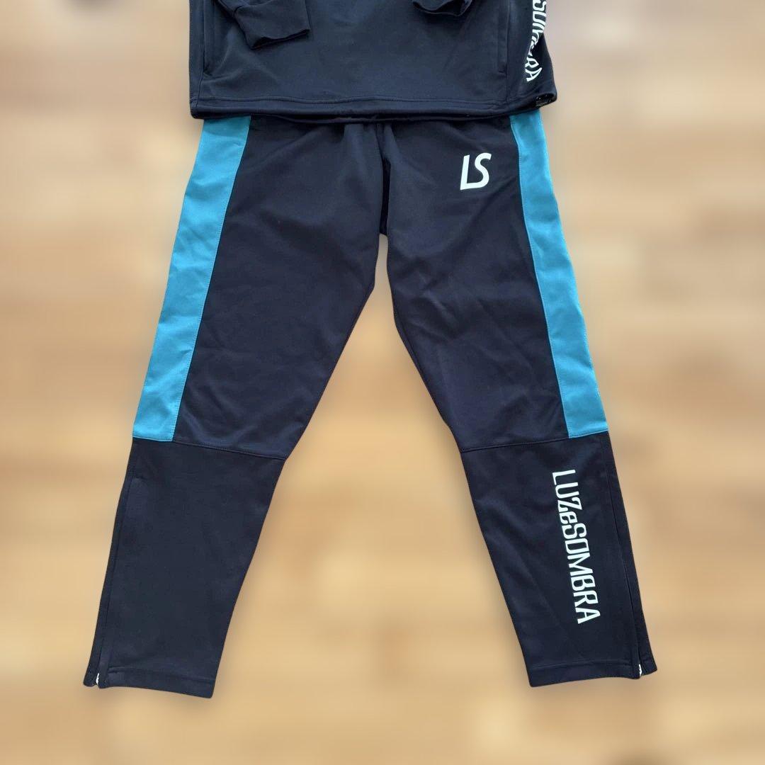 LUZ e SOMBRA ジャージセット ブラック/ターコイズ