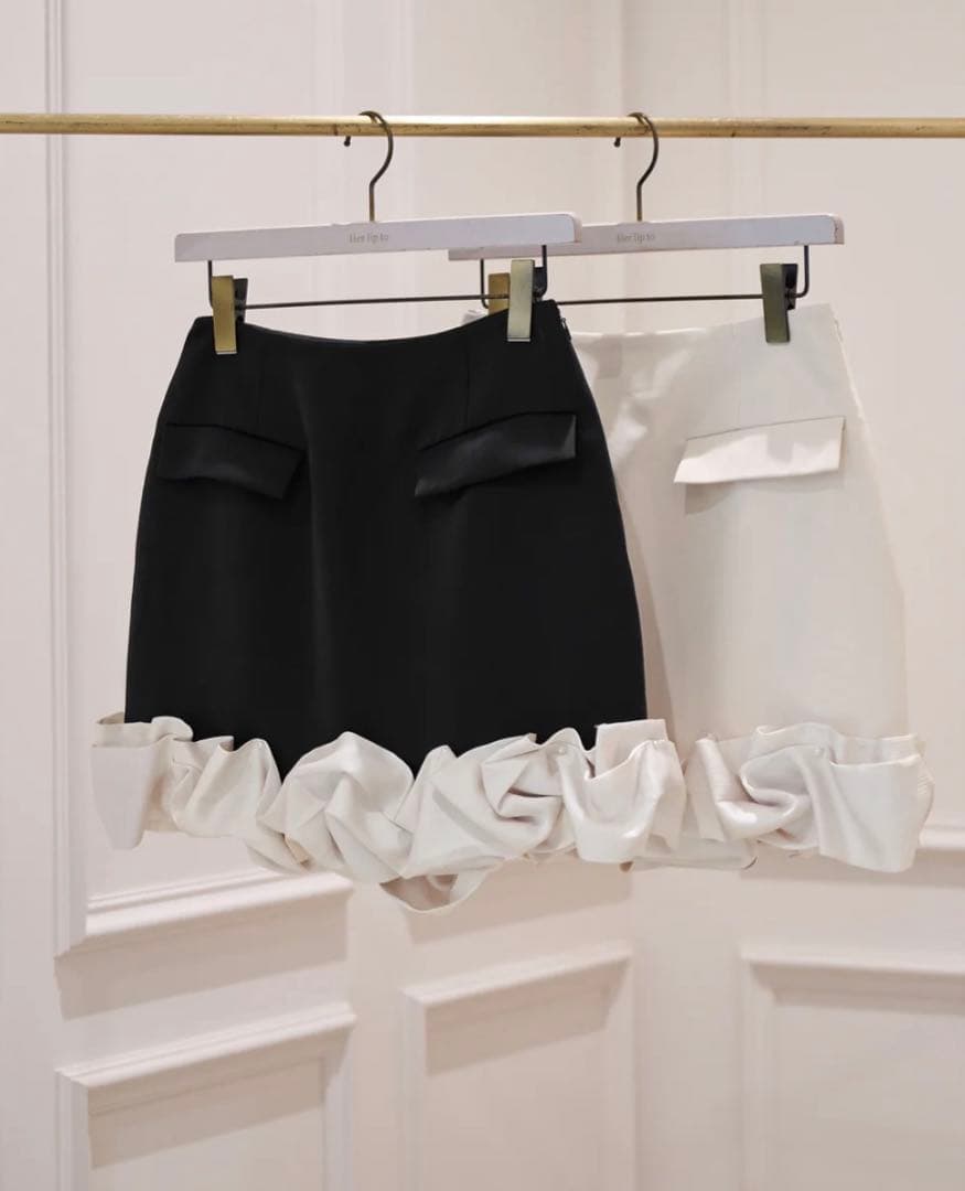 最安【新品】Volant Mini Skirt black S