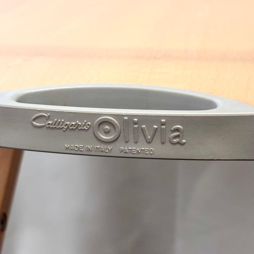 ksy0422★Olivia カリガリス　折りたたみチェア ライトブラウン