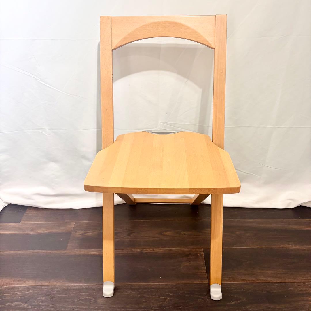 ksy0422★Olivia カリガリス　折りたたみチェア ライトブラウン