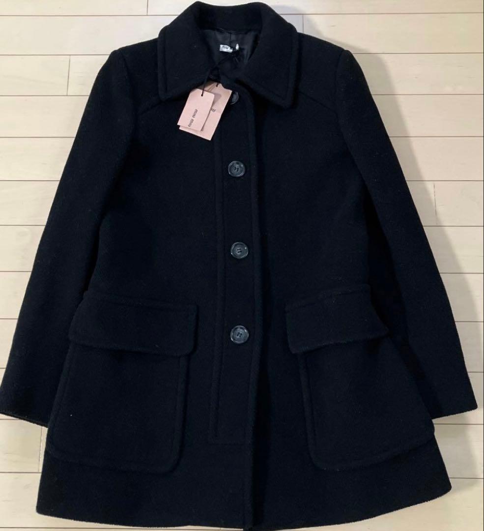 moheita　miumiu ウールコート　Pコート　ショート　新品未使用
