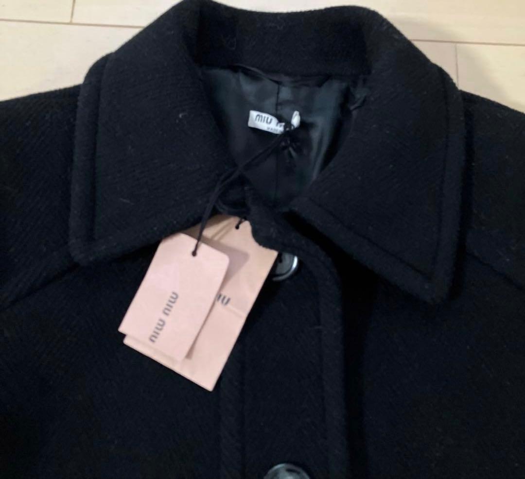 moheita　miumiu ウールコート　Pコート　ショート　新品未使用