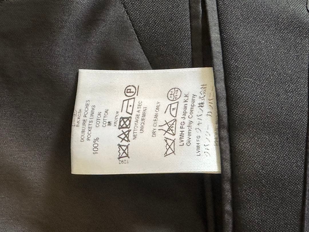 【ちー】GIVENCHY メンズ テーラード スーツ 48 黒