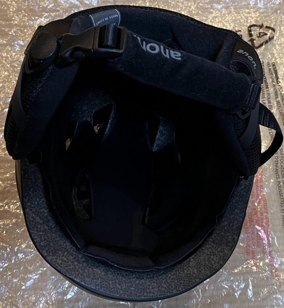 未使用 anonスノーボードヘルメットhelo Mサイズ Black