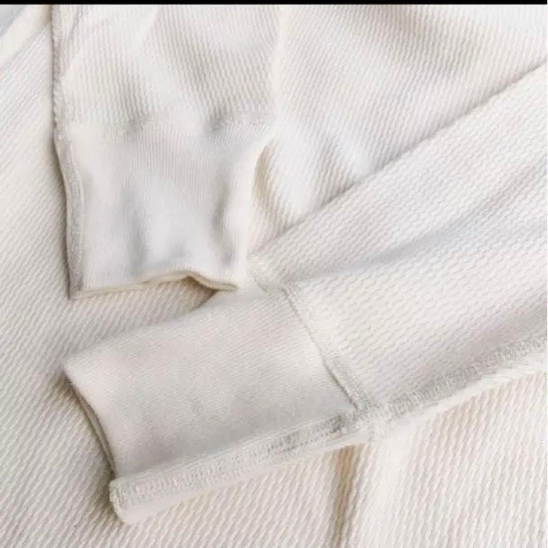 【M】ヘルスニット ハニカム サーマル ヘンリーネック Tシャツ 52034 ③