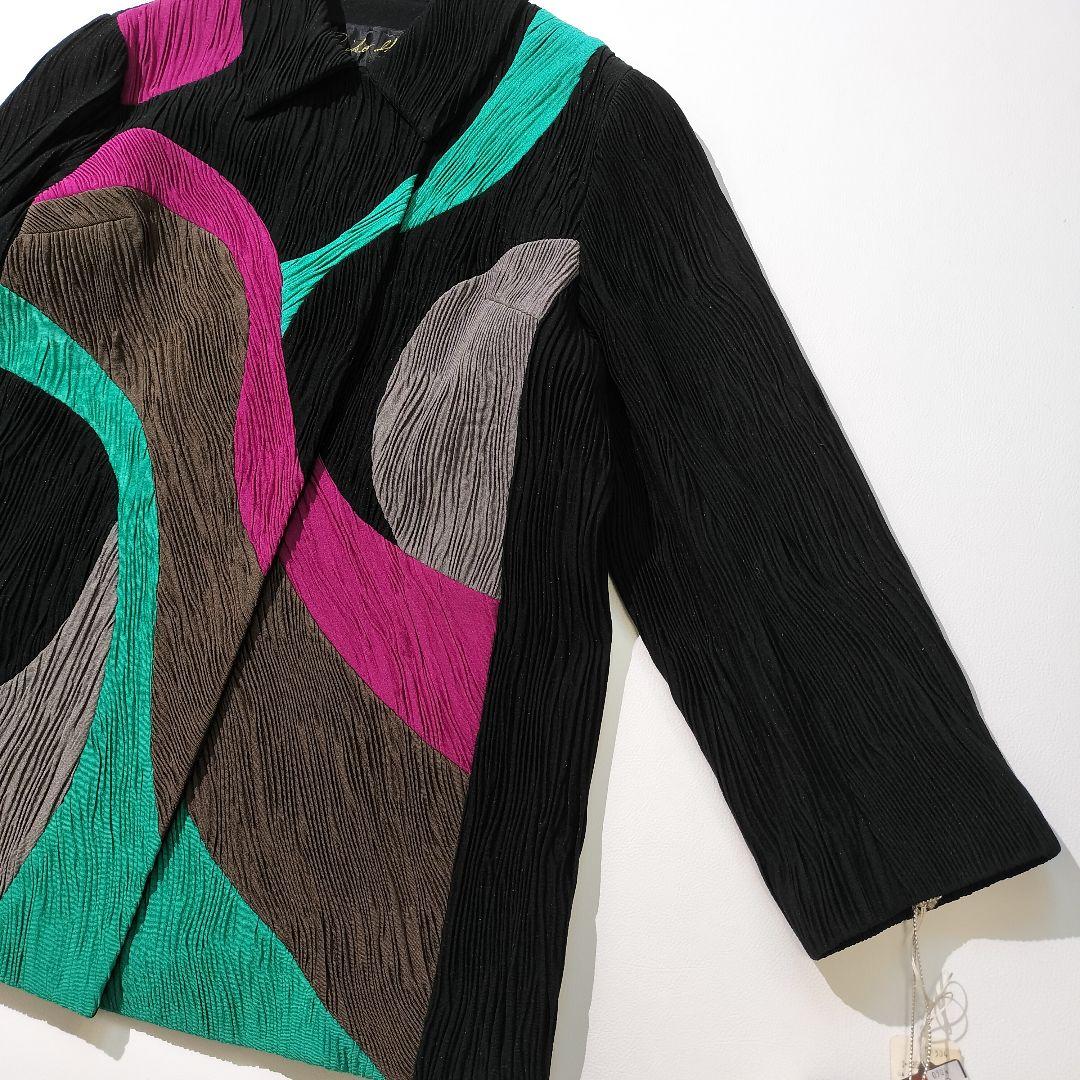 美品 Ms.REIKO ミズレイコ ジャケット 羽織り 13号 定価16.9万