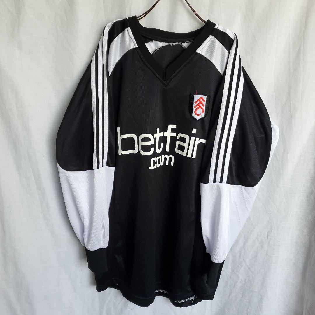 イングランド フルハム プレミアリーグ ユニフォーム 長袖 ゲームシャツ