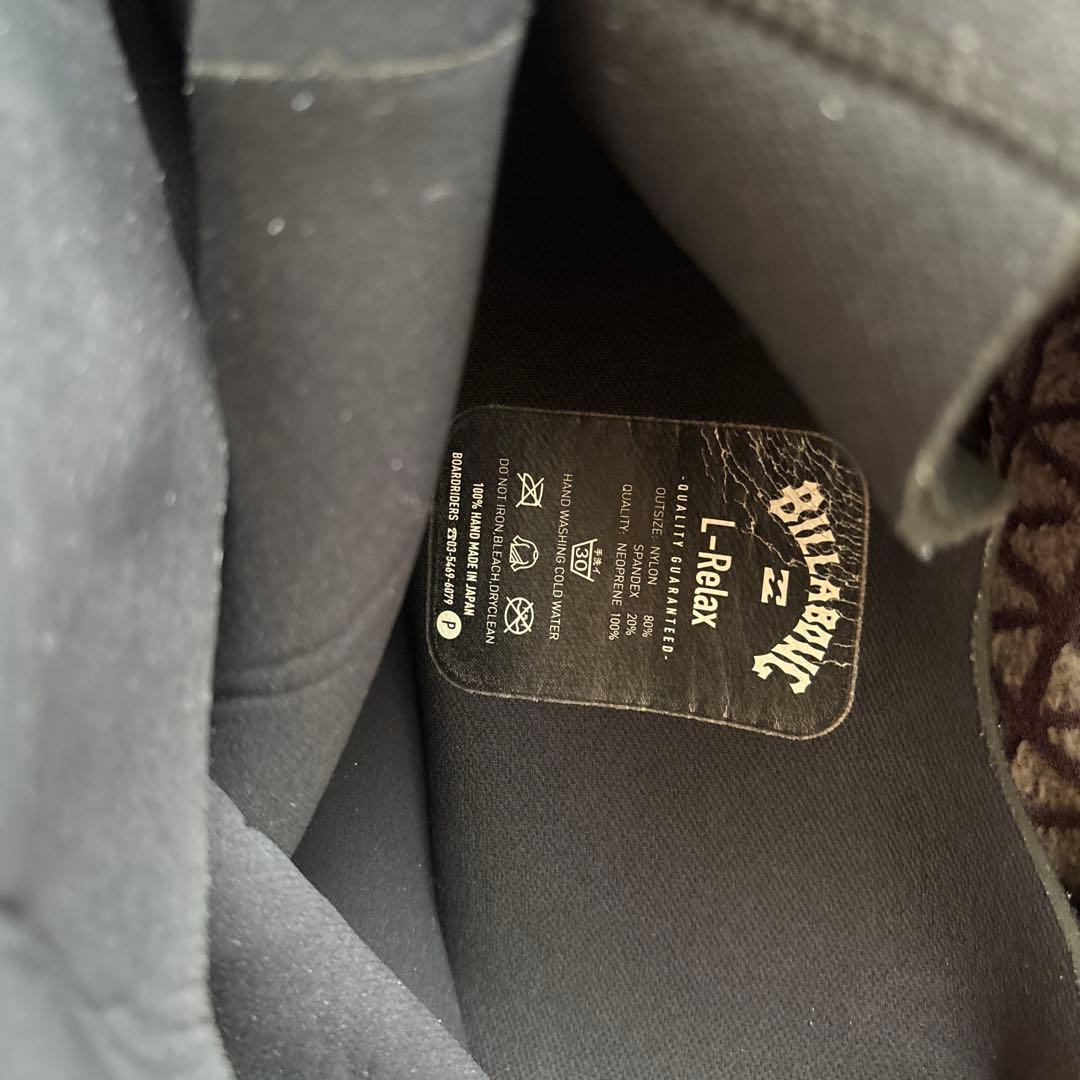 Billabong フルスーツ 黒　L relaxサイズ