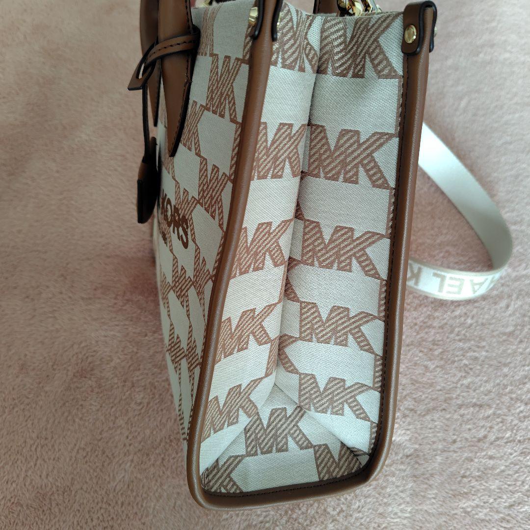 【MICHAEL KORS】美品☆2wayショルダートートバッグロゴチャーム付き