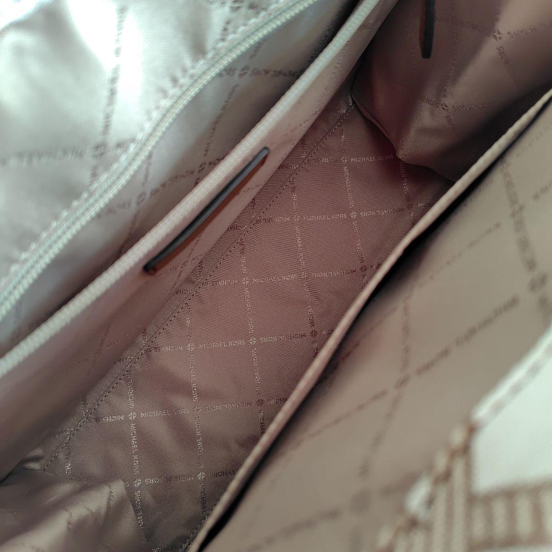 【MICHAEL KORS】美品☆2wayショルダートートバッグロゴチャーム付き