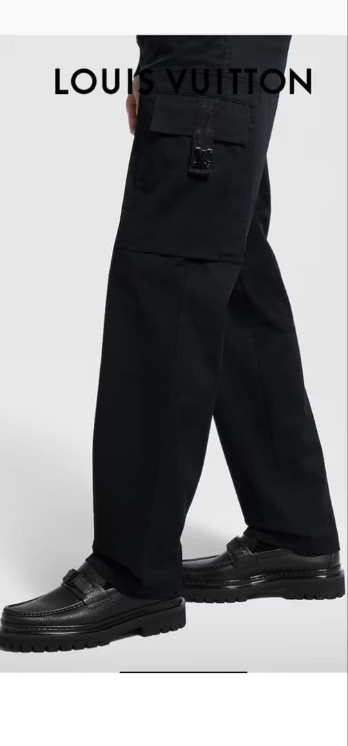 美品【ルイヴィトン】国内店舗購入 コットンカーゴパンツ 定価196,900円