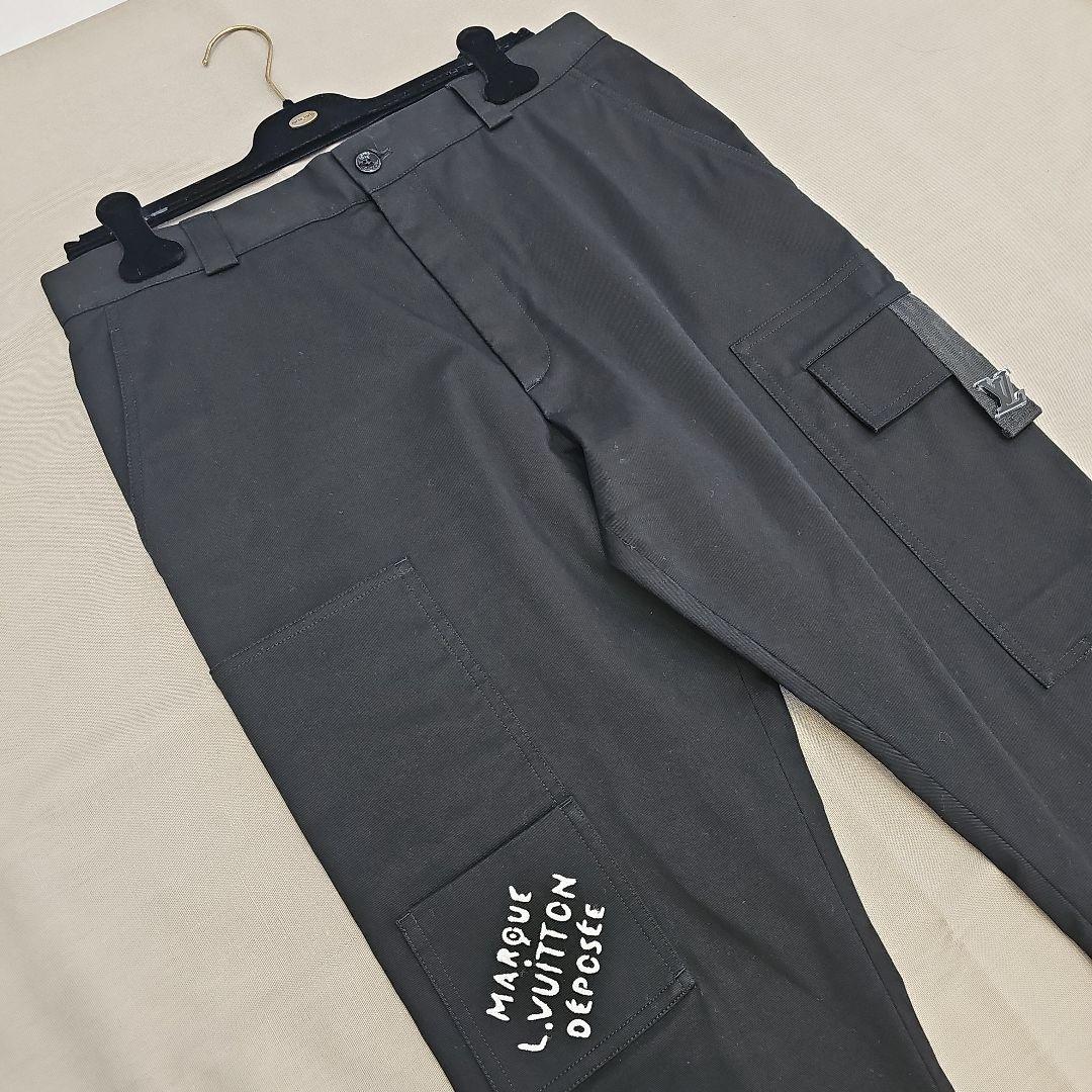 美品【ルイヴィトン】国内店舗購入 コットンカーゴパンツ 定価196,900円