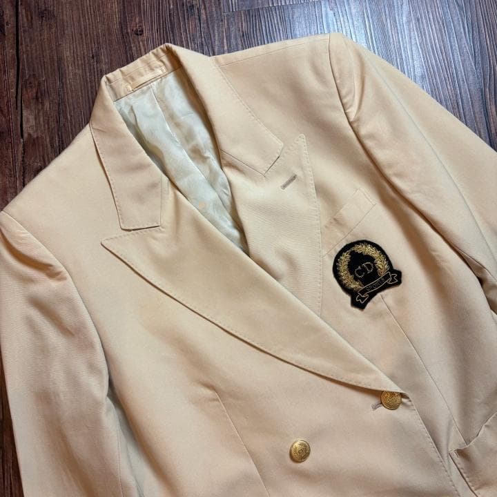 【古着】Christian Dior Sports テーラードジャケットベージュ