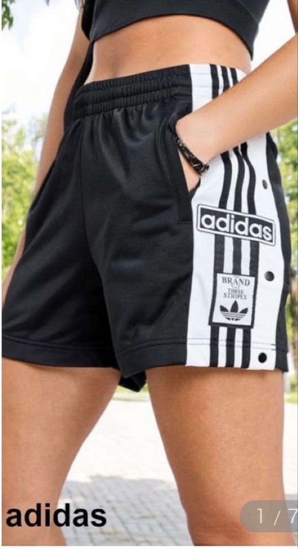 新品未使用タグ付き　adidas adibreak shorts