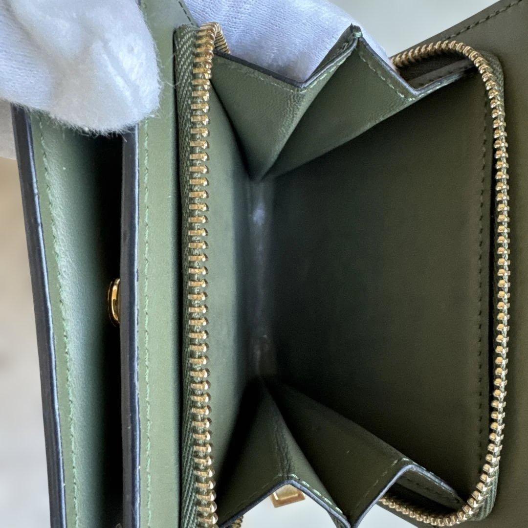 ロエベ LOEWE リピート コンパクト アナグラム アボカドグリーン