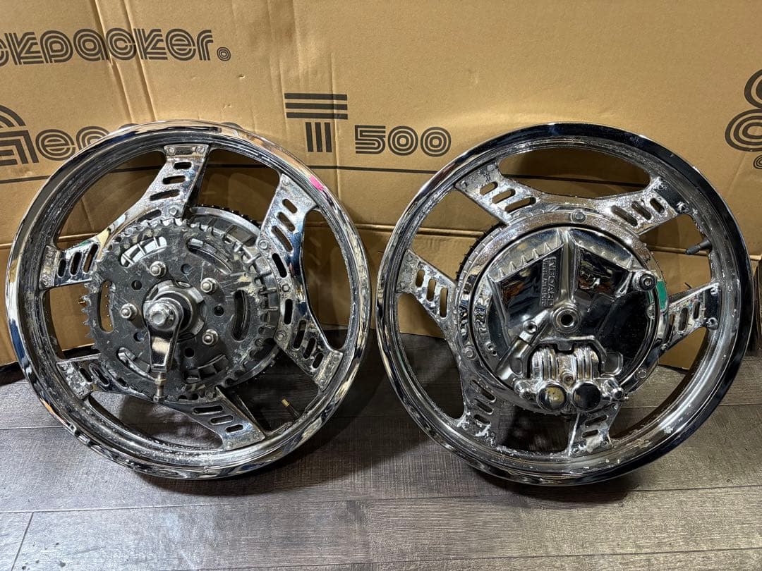 CBX400F 550Fダブルインボード キャリパー スプロケセット