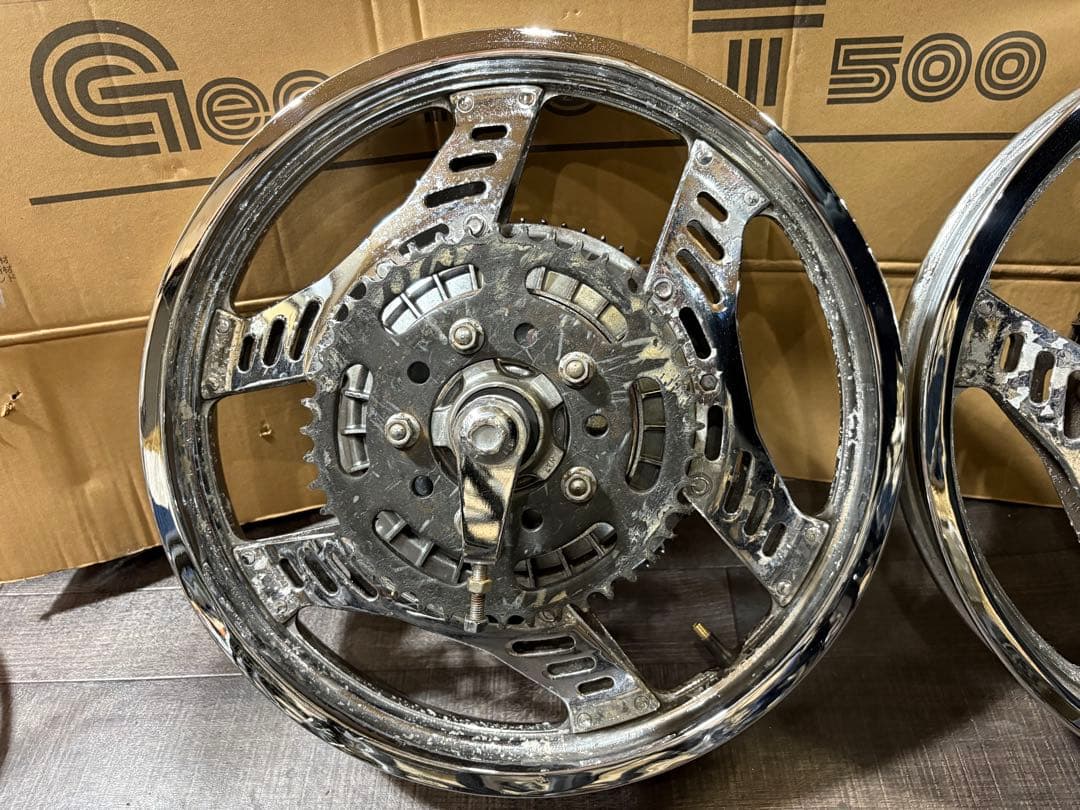 CBX400F 550Fダブルインボード キャリパー スプロケセット