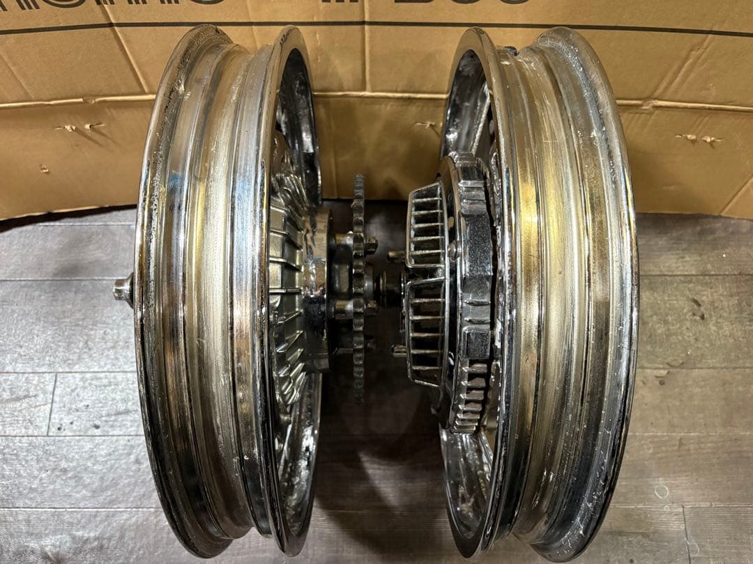 CBX400F 550Fダブルインボード キャリパー スプロケセット