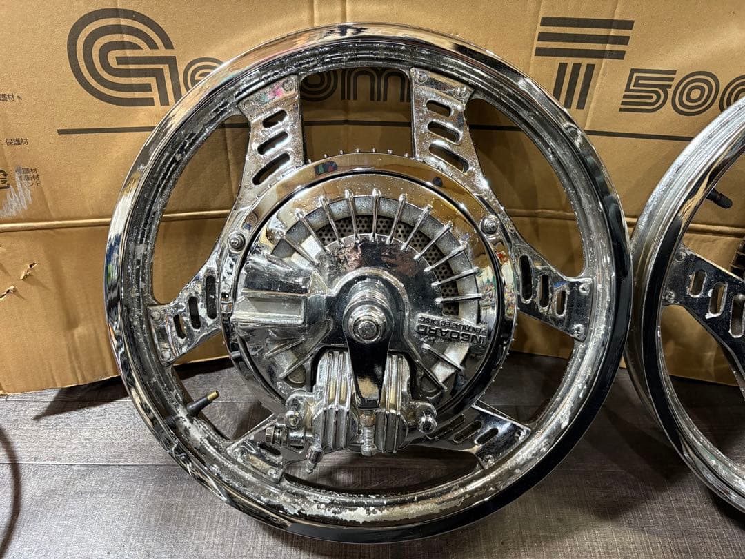 CBX400F 550Fダブルインボード キャリパー スプロケセット