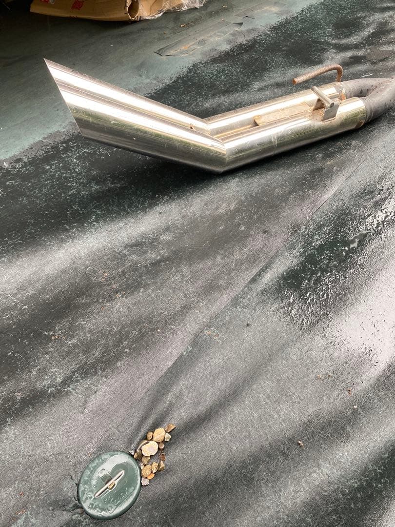 ドレキンマフラー 76.3パイ 当時物？ はね上げマフラー