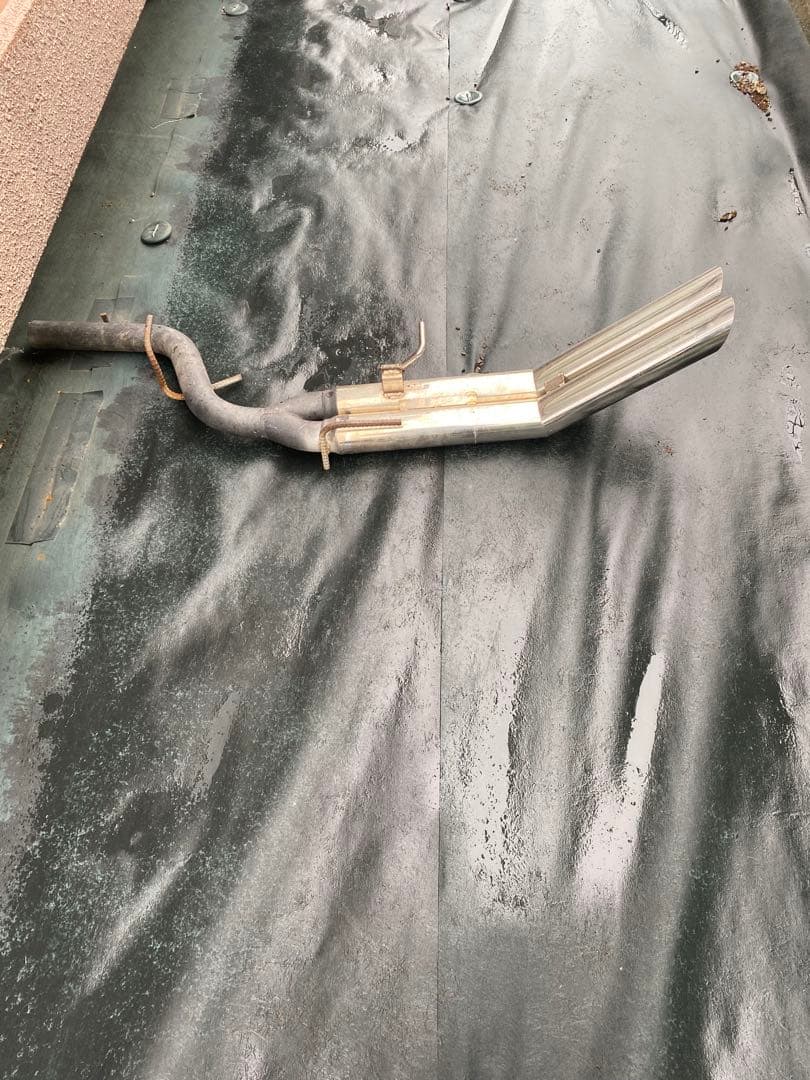 ドレキンマフラー 76.3パイ 当時物？ はね上げマフラー