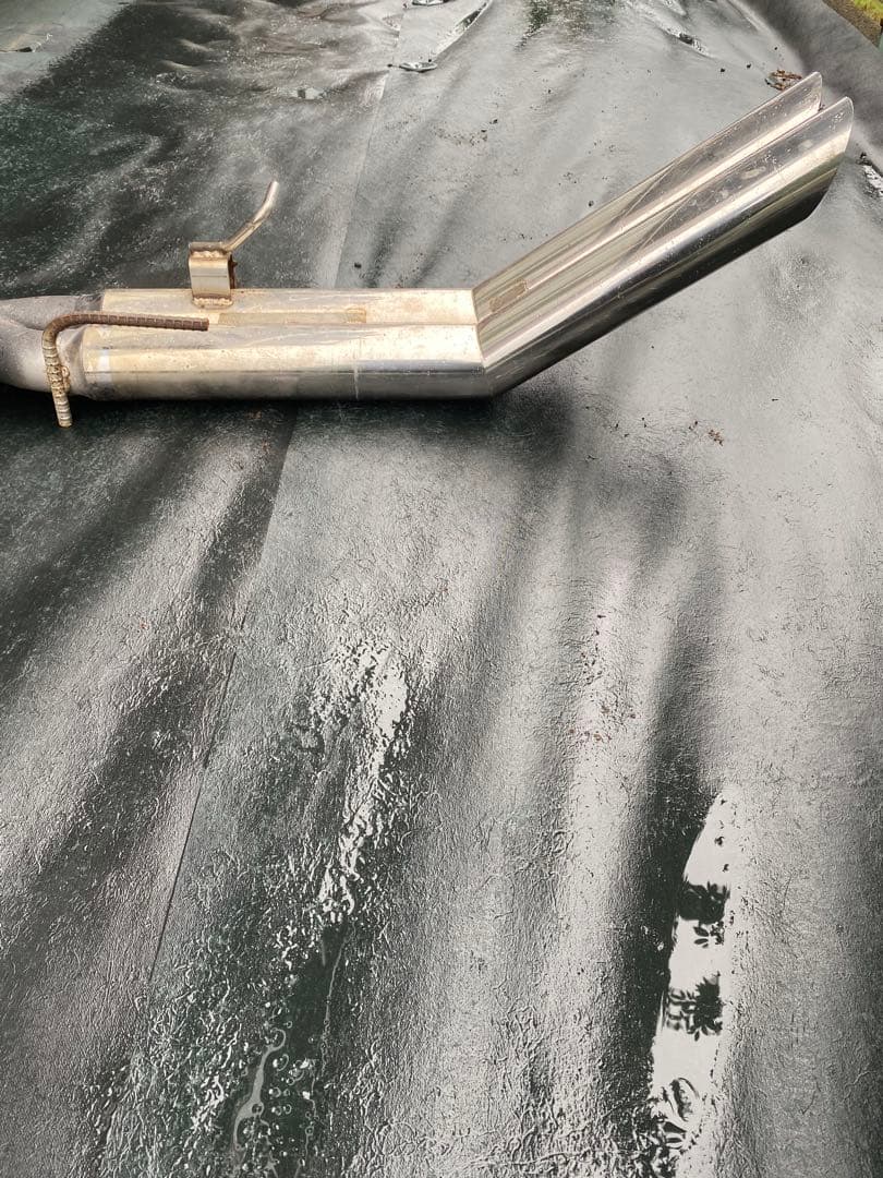 ドレキンマフラー 76.3パイ 当時物？ はね上げマフラー