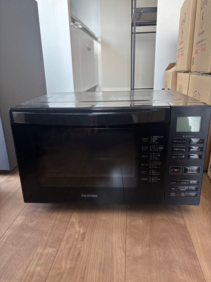 【美品】アイリスオーヤマ 電子レンジ KMO-F1810